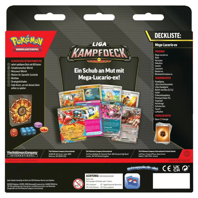Pokémon Kampfdeck Mega- Lucario EX