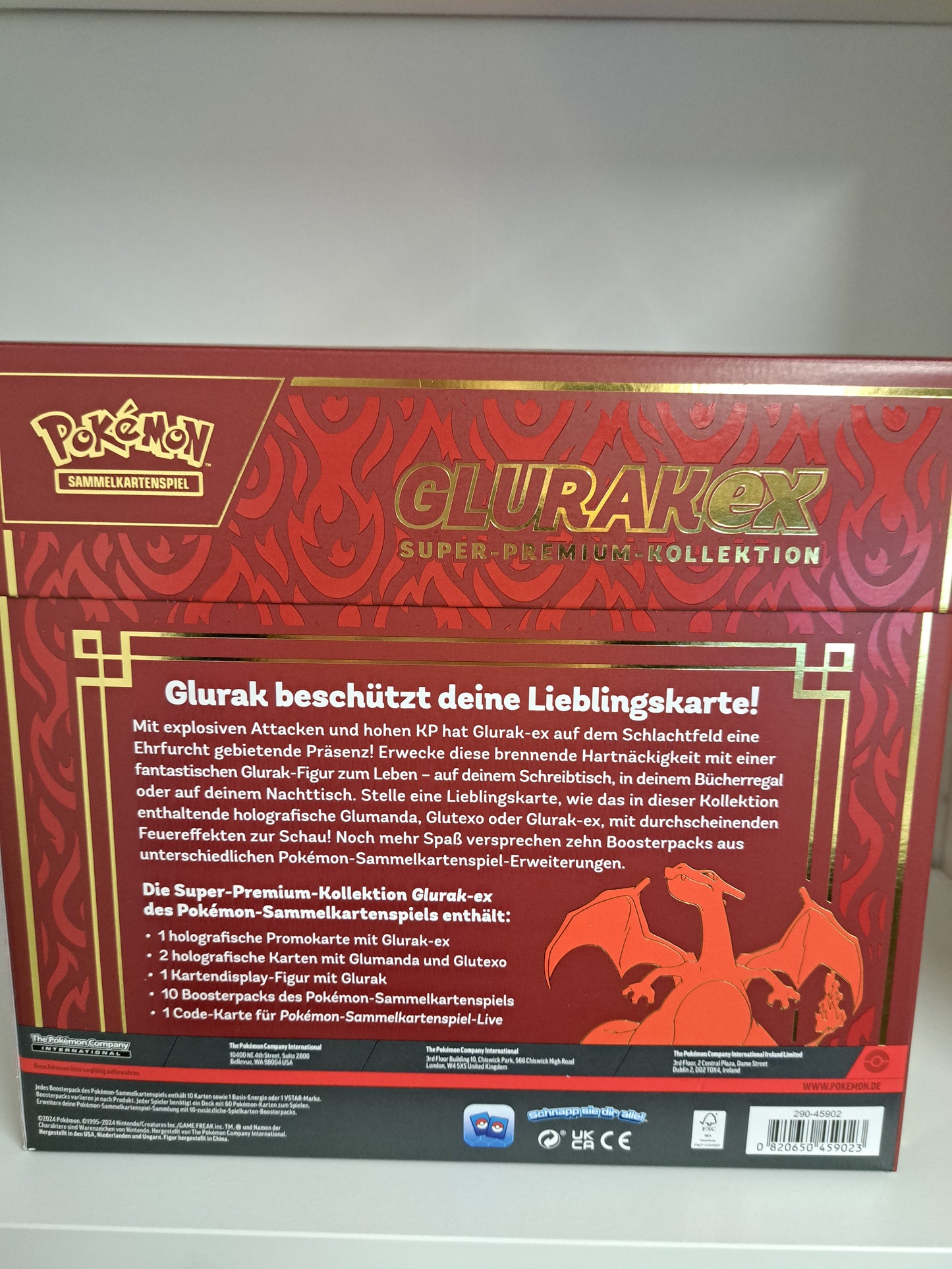 Glurak Ex Premium Kollektion DE