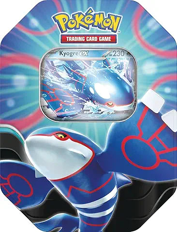 Pokémon Cards Tin Box #120 Kyogre EX