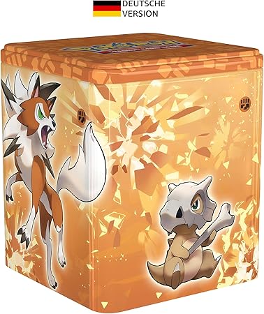 Pokémon-Sammelkartenspiel: Kampf-Stapel-Tin-Box: Wolwerock (3 Boosterpacks & 1 Münze)