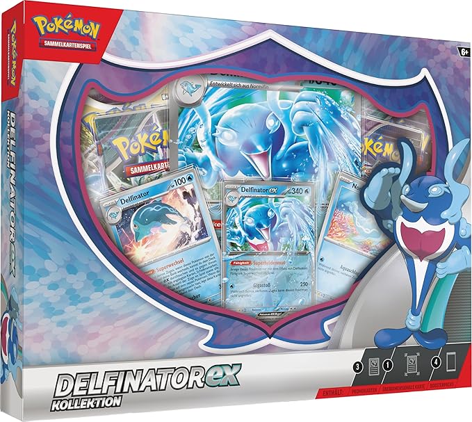 5 Kollektion Set  Delfinator-ex,Affiti-ex ,Friedwuff-ex  ,Blutmond-Ursaluna-ex,Viridium-V