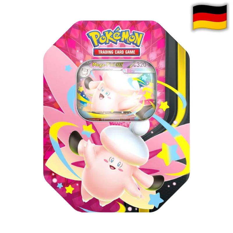 Mega-Entwicklung 03: Optimale Ordnung Mega Mondschein Mega-Pixi EX Tin - Deutsch