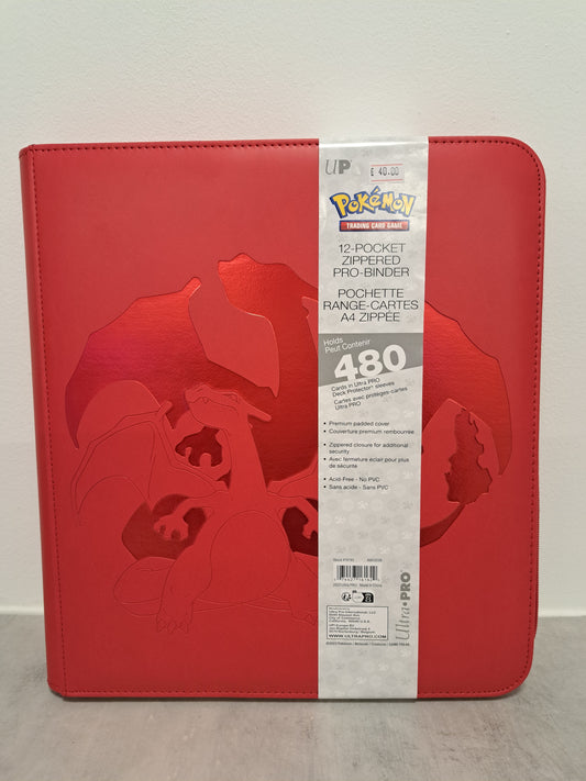 Glurak 12er Pocket Zippered Pro Binder 480