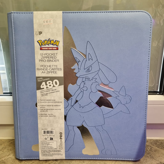 Lukario 12 Pocket Zippered Pro Binder 360