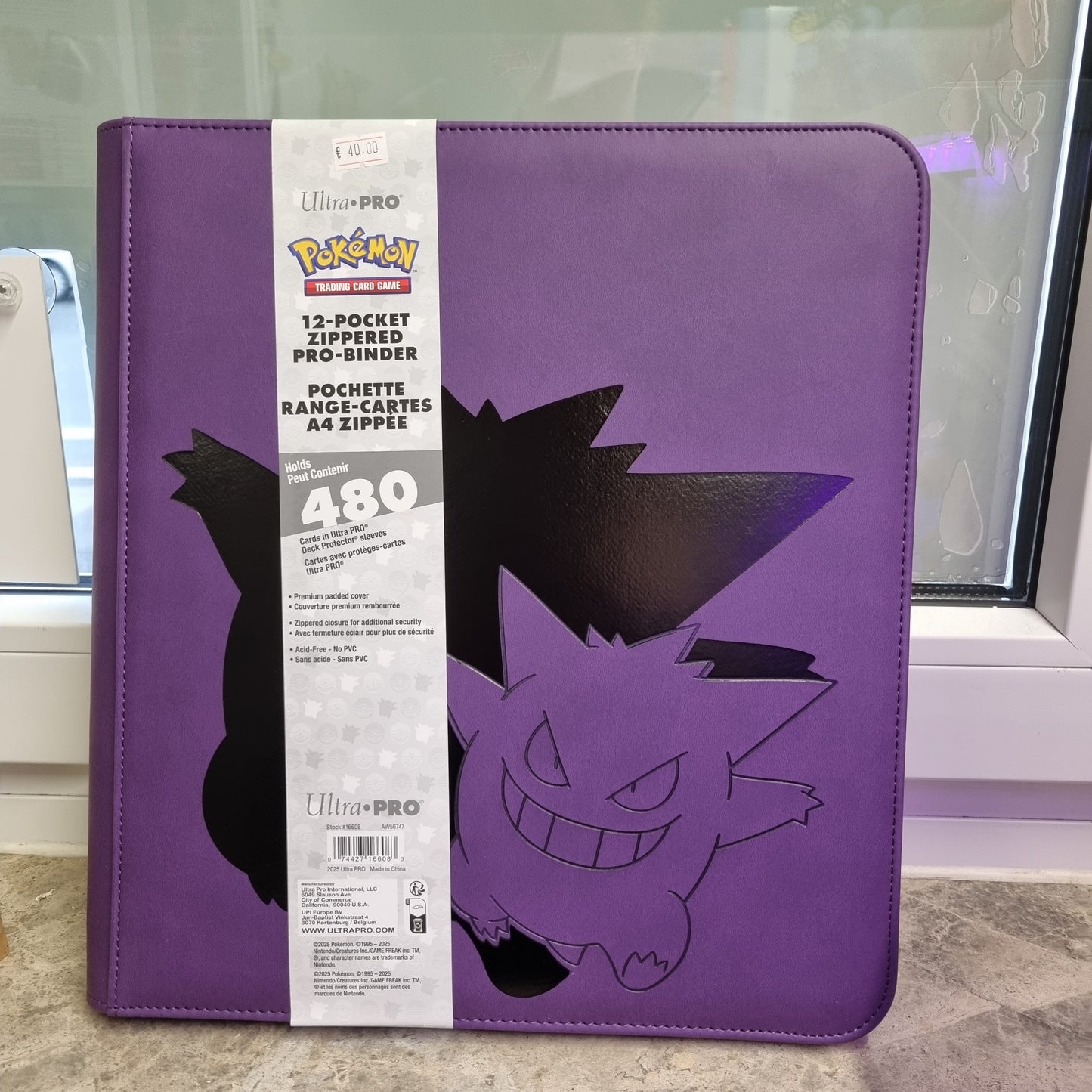 Gengar 12 Pocket Zippered Pro Binder 480