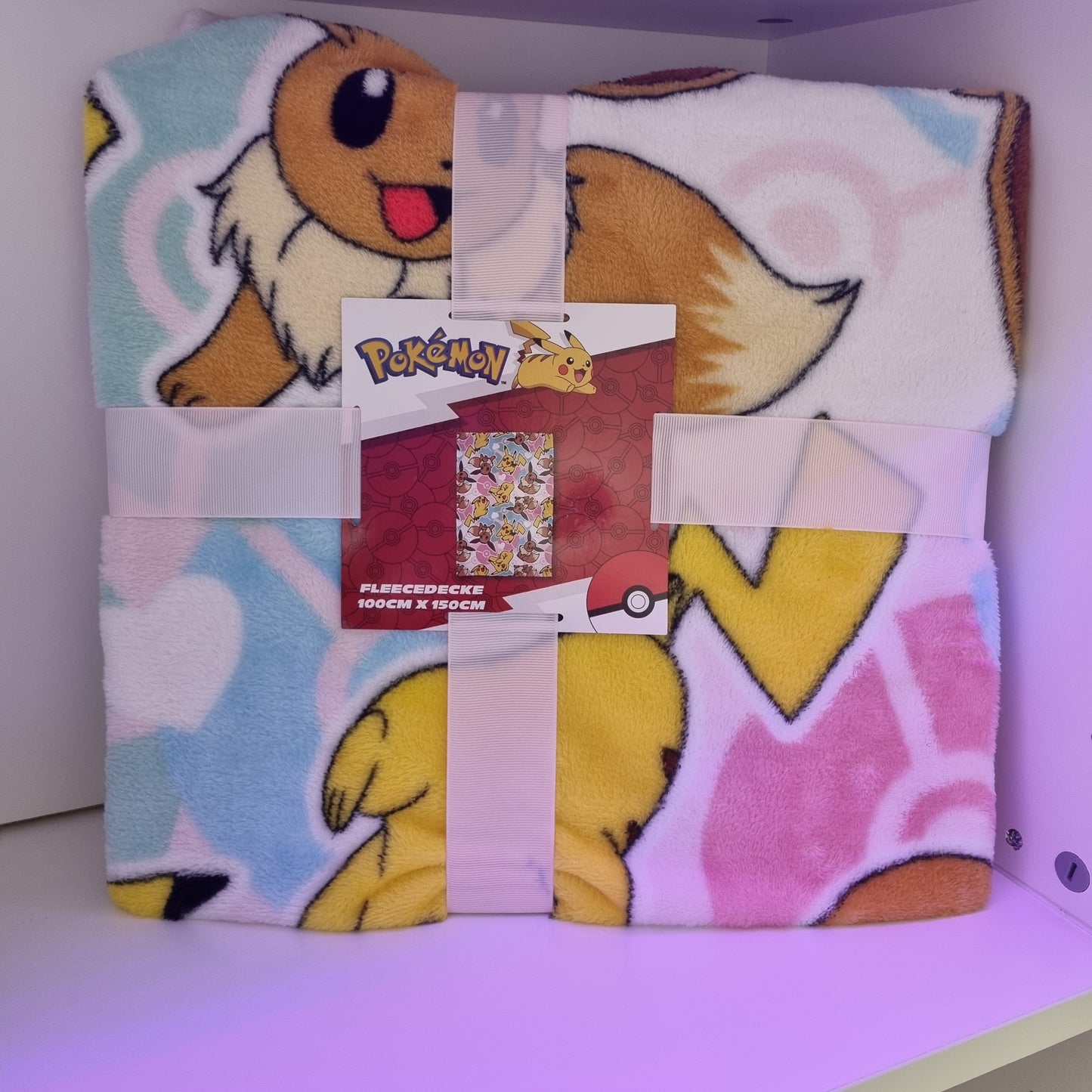 Pokemon FleeceDecke Pika+Evoli
