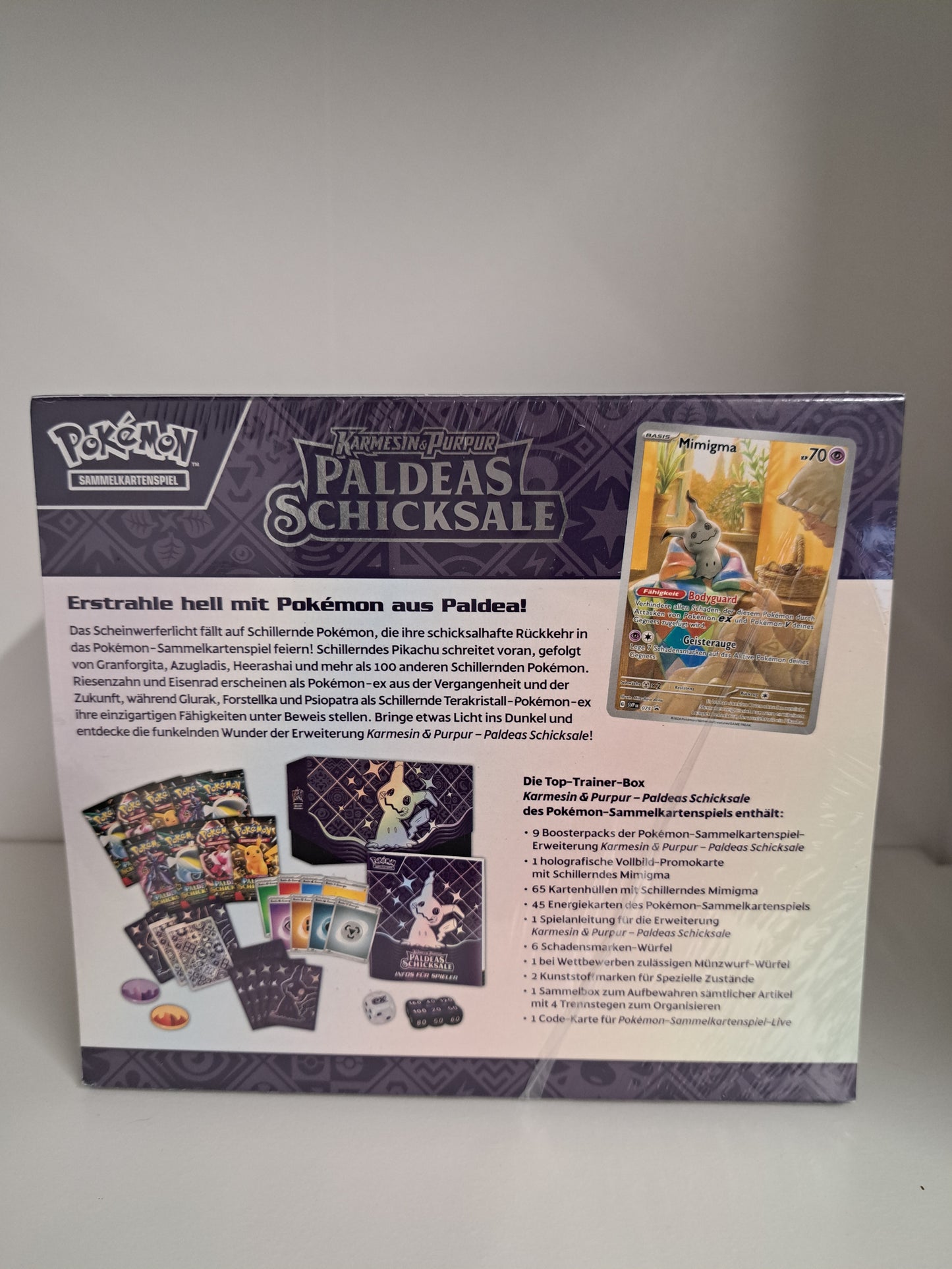 Paldeas Schicksale Top Trainer Box DE